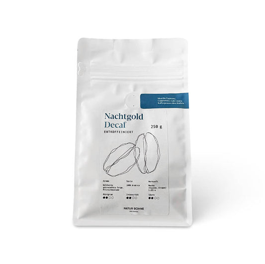 Bio Decaf Nachtgold - entkoffeinierte Kaffeebohnen