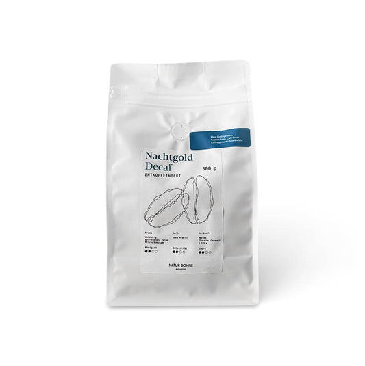 Bio Decaf Nachtgold - entkoffeinierte Kaffeebohnen