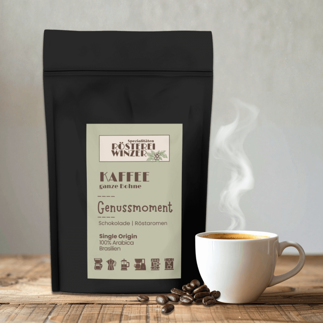 Genussmoment - Brasilien Arabica trifft Uganda Robusta