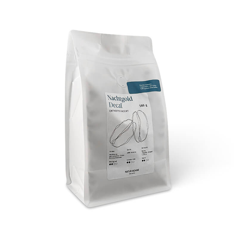 Bio Decaf Nachtgold - entkoffeinierte Kaffeebohnen
